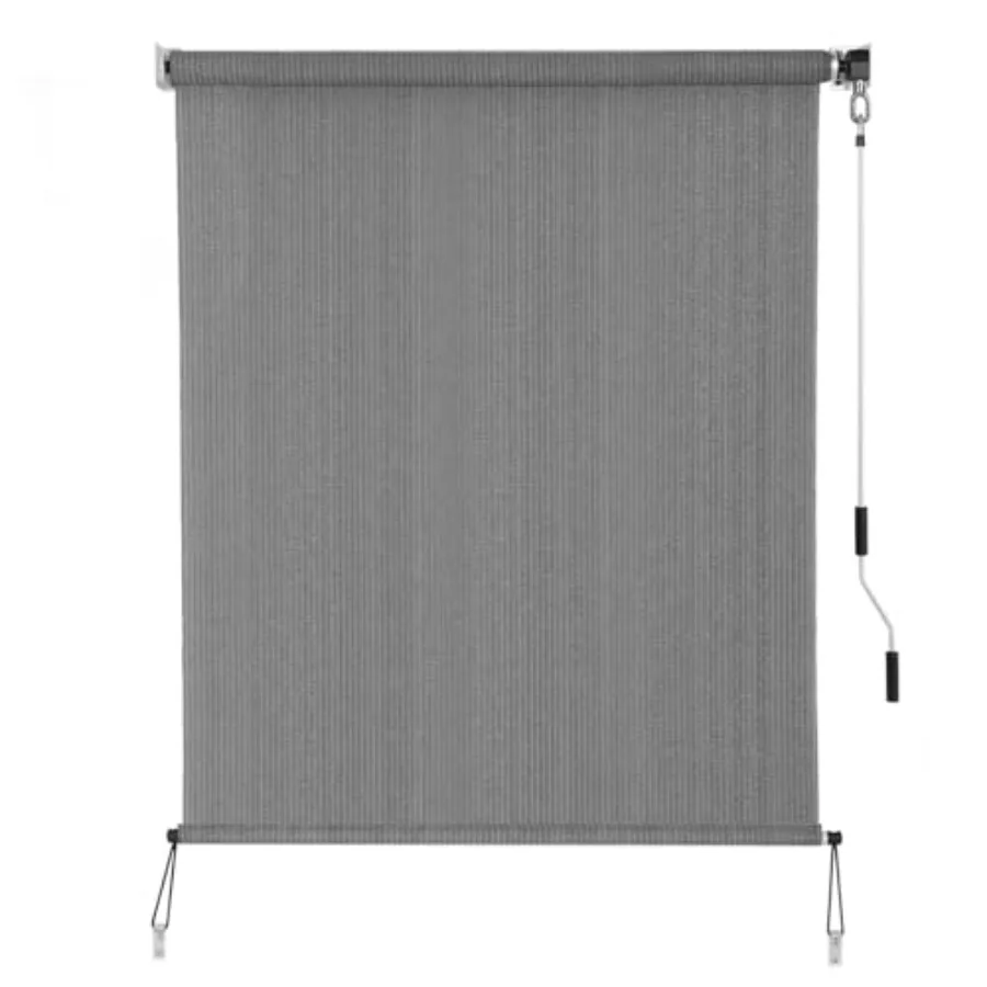 

Outdoor Sunshade Roller Shades 72" W x 96" H, Cordless Roll Up Shade Blinds Privacy Screen with 90% UV Protection, Exterior Pat