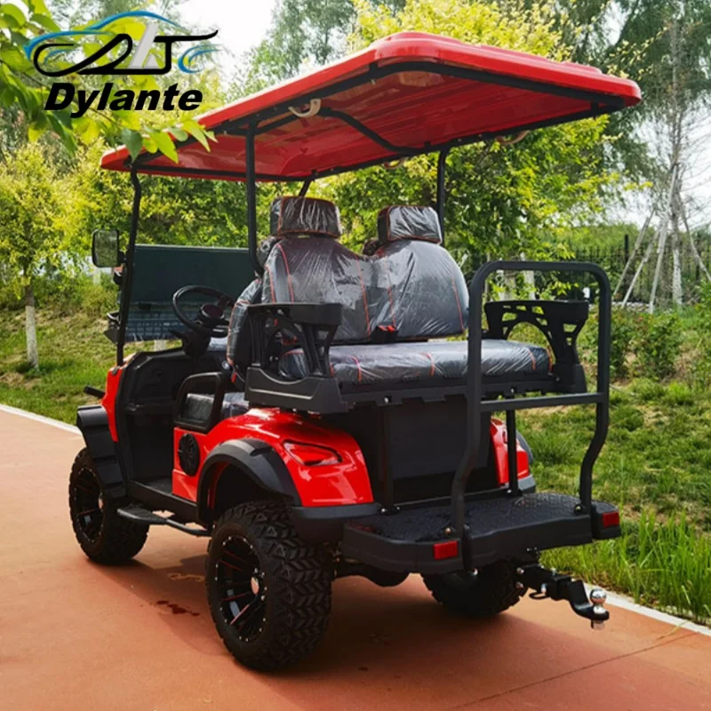 CE Approved Lithium Battery Cheap Club Golf Car Adults Scooter 4 Seater Electric Golf Cart Side Mirror With Turning Light