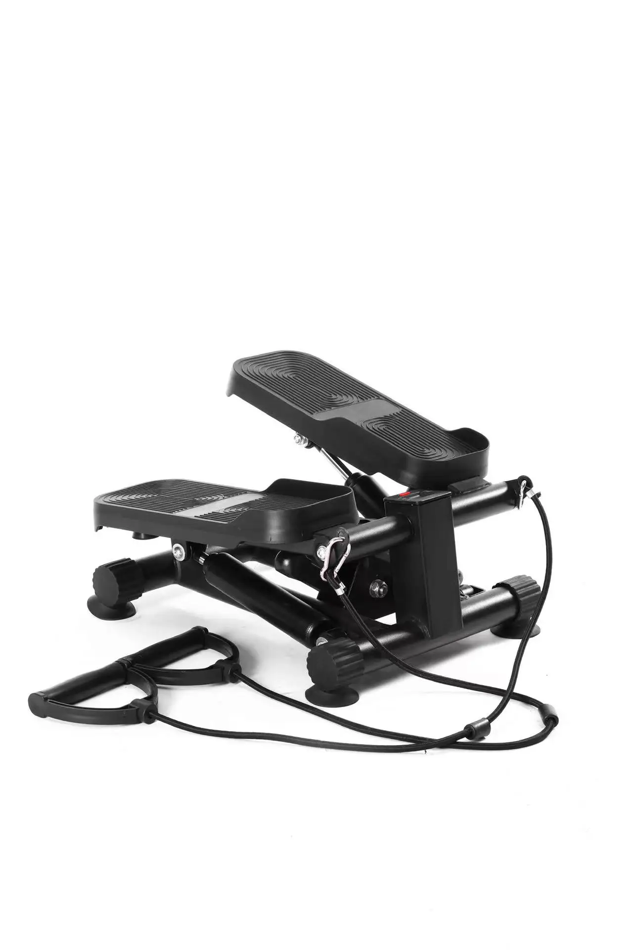 Steppers for Exercise, Stair Stepper with Resistance Bands, Mini Stepper  Hydraulic Fitness Stepper with LCD Monitor