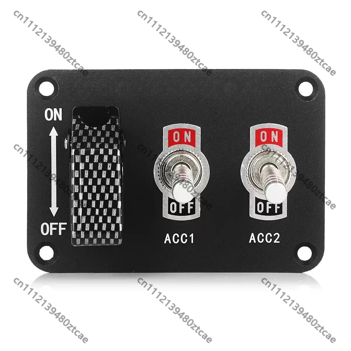 12V 20A Aluminum Combined Switch Panel LED Dome Light Fog Light Toggle Switch For RV Racing Modification