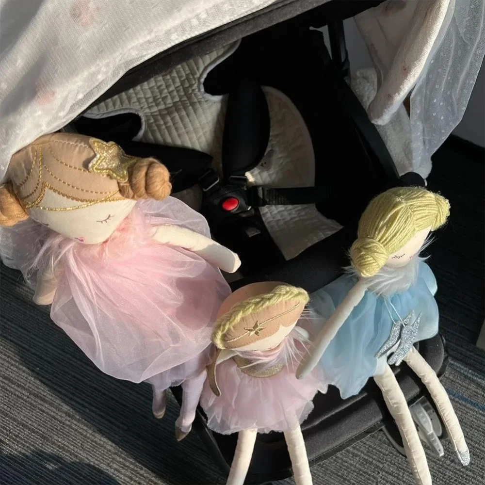 ตุ๊กตานางฟ้าผ้าพลัฌนุ่ม สง่างาม ตุ๊กตาแฟรี่สำหรับเด็กผู้หญิง แต่งตัวน่ารักเป็นนักบัลเล่ต์ ตกแต่งห้อง ของขวัญวันเกิดเจ้าหญิง