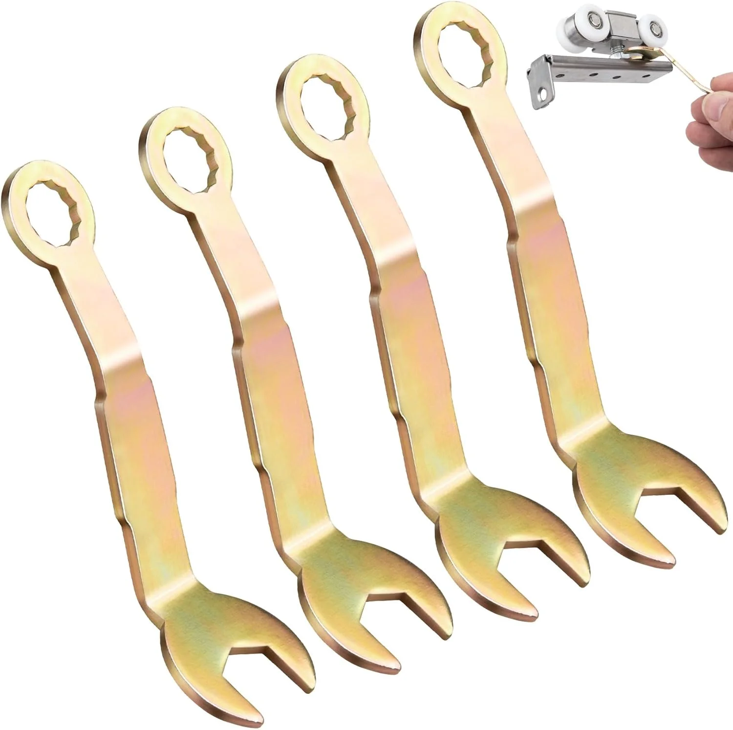 4Pcs Pocket Door Wr… - image