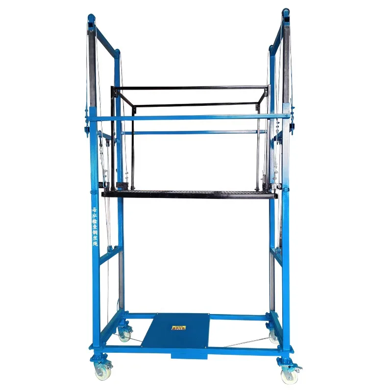 

New electric lifting scaffolding multifunctional mobile folding lift indoor decoration remote control lifting platform