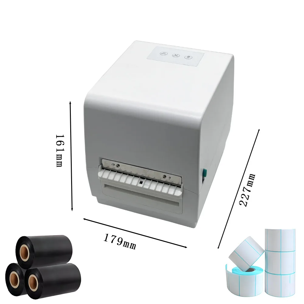 

Принтер для печати этикеток 110 мм CH421, 4-дюймовый термотрансферный принтер для транспортных этикеток, принтер штрихкодов, беспроводной принтер для печати этикеток