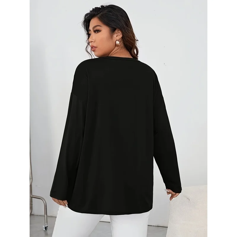 Women's 3/4 Sleeve T-Shirt I Tried To Be Normal Once Worst 3 Minutes Of My Life Sarcastic Quote Graphic Crew Neck Casual Tops
