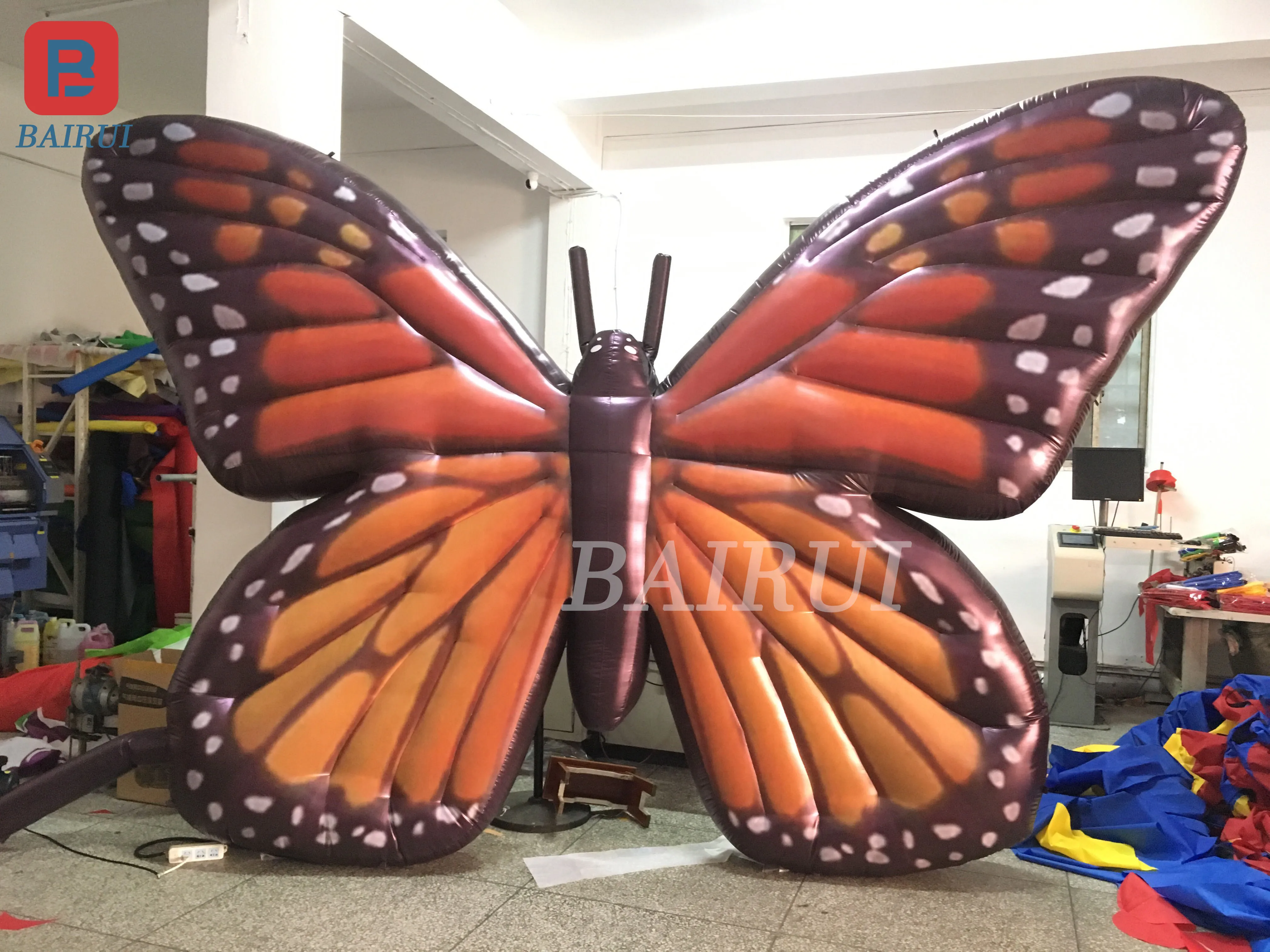 Inflatable butterfly wing model insect theme butterfly clothing bar parade atmosphere decoration props