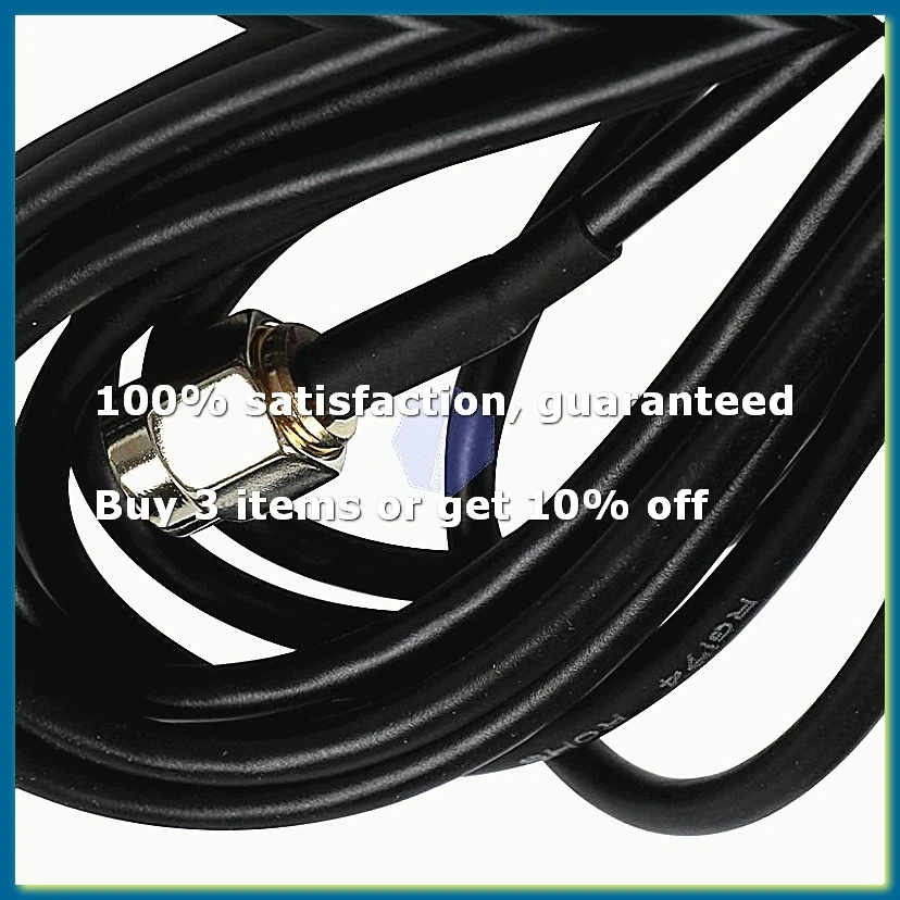 Wifi Antenna Extension Pure RP-SMA Male To Female Antenna With 3Meter Cable Magnetic Base For Router Wireless Network Card-DT30