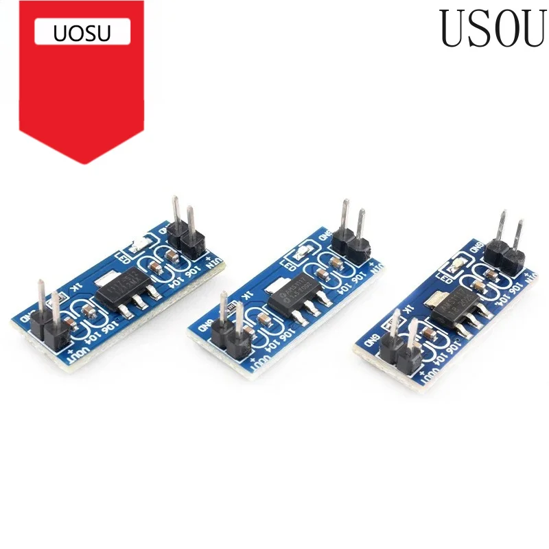 1pcs AM11117 1.2V 1.5V 1.8V  3.3V  power module soldered pin AM11117-3.3V DIY kit
