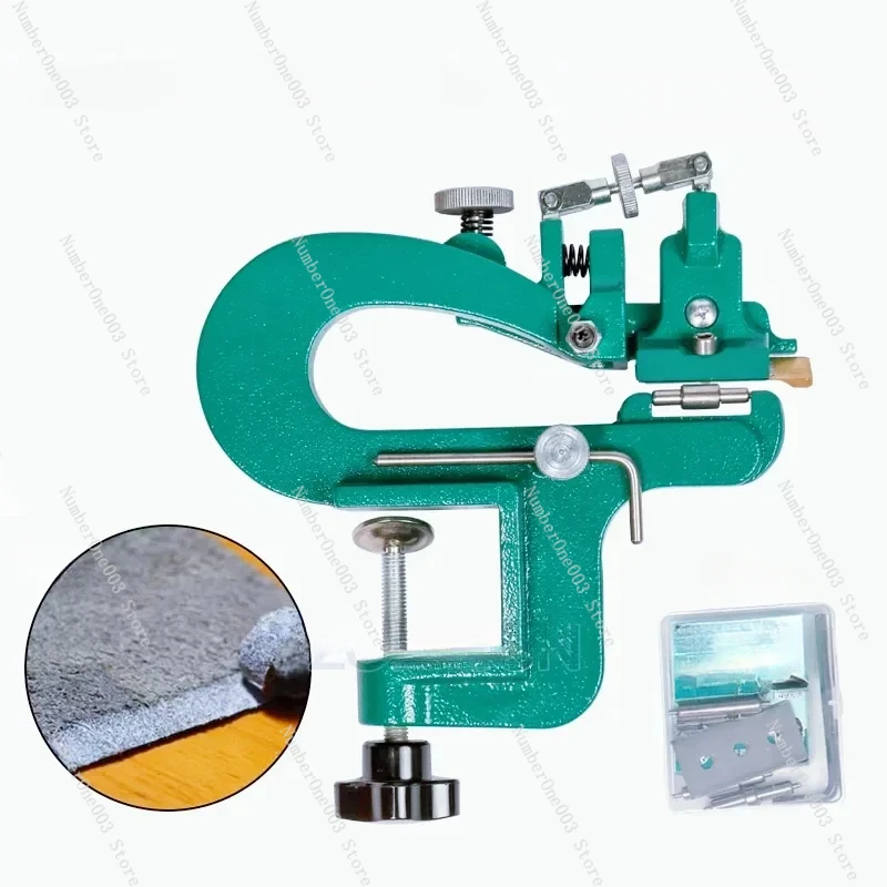 

Leather Paring Device,Manual Leather Skiver, Hand Skiving Machine, Leather Splitter, Vegetable Tanned Peeler, Peel Tools