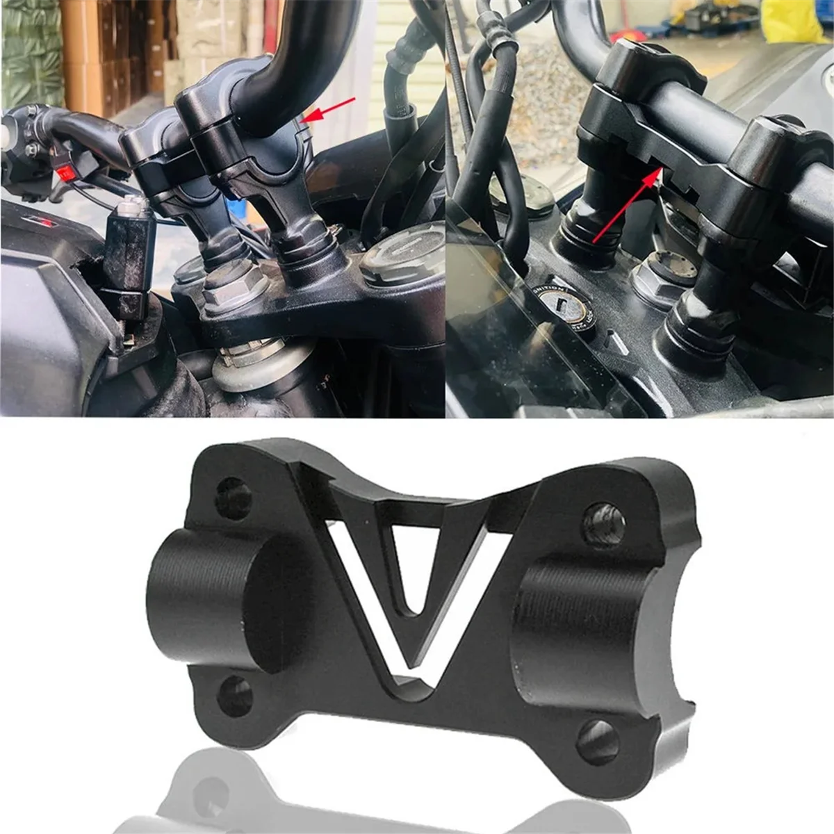 Adaptor peninggi setang sepeda motor naik, untuk Honda CB500X CB500F CB500 CB 500X 2019 2020 2021 2022