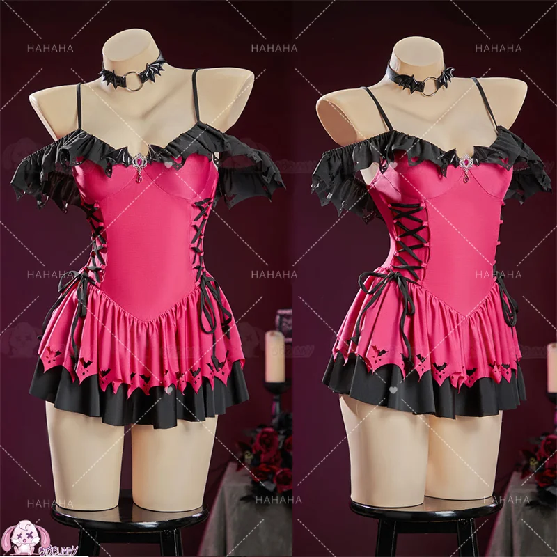 

Костюм для косплея Дракулары из аниме, купальник Дракулары, наряд для Хэллоуина, для взрослых женщин и мужчин, для ролевых игр