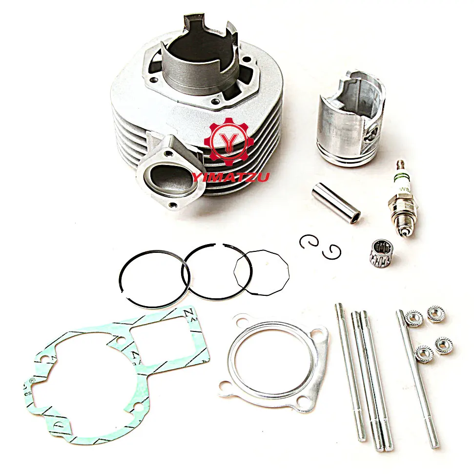 YIMATZU nowy zespół cylindra motocyklowego 49.5MM dla Mini atv LT80 80cc QUADSPORT 11210-40B01