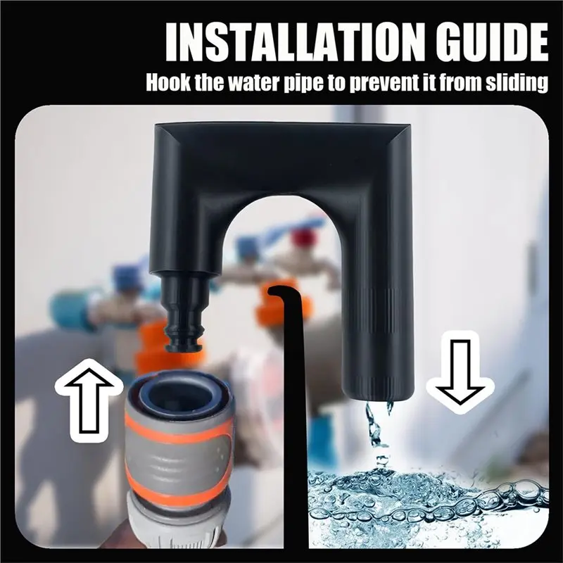 Stable Design Pool Filler Hook Water Hose Holder, Pool Pipe Fixer, Precise Water Guide, Swimming Pool Pipe Holder