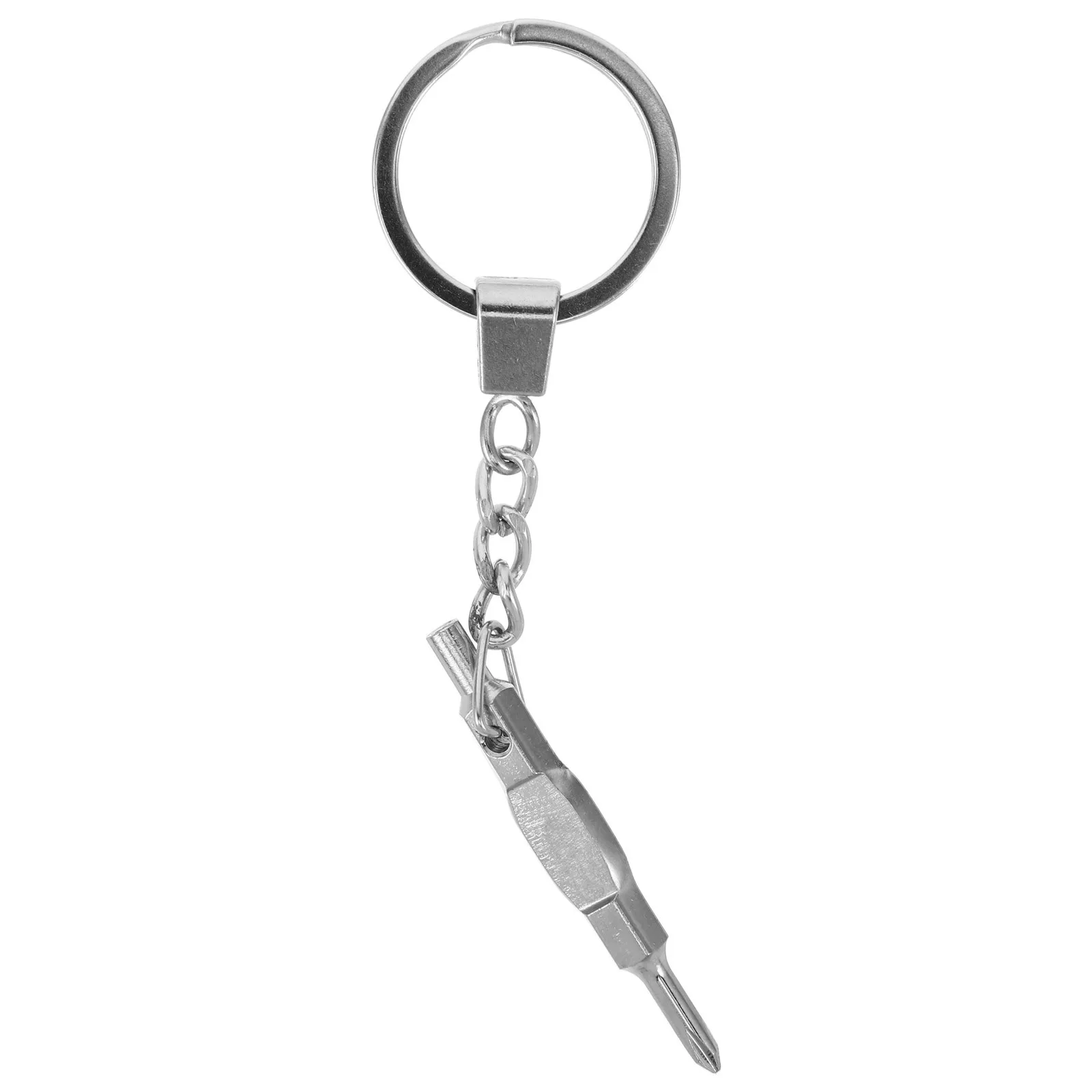 أداة لوحة الأصابع مفك براغي صغير مزدوج الرأس يمكنك صنعه بنفسك لإصلاح لوح التزلج على الأصابع مفك صامولة فضي محمول #1