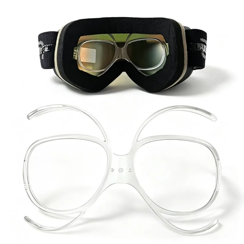 Ski Goggle Myopia Insert Frame Adjustable Optical Inner Support Flexible Prescription Bracket, 1-4 Pack for Snow Sports Goggles