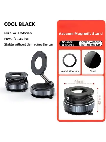 PHONEPACE K007 Magnetic Phone Holder｜Three-axis Rotation For Free Adjustment｜A Convenient Choice For Multiple Scenarios.