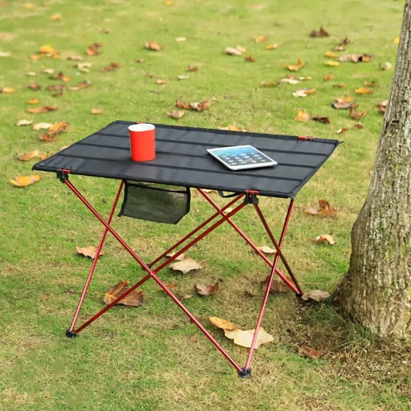 

Portable Folding Tables with Carrying Bag, Ultralight Desk for Travel, Hiking, Picnic, Outdoor Furniture, Camping Supplies