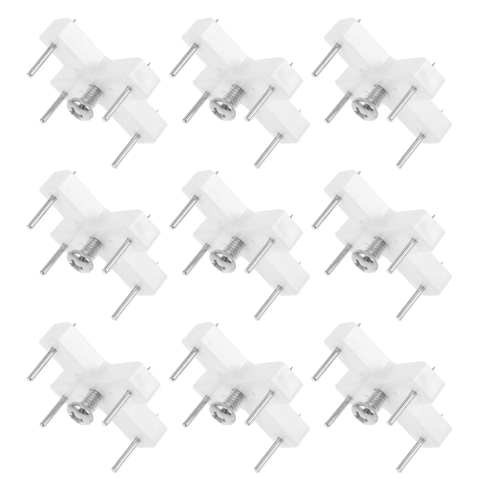 10Pcs Wall Nail Hangers Screw Invisible Hooks for Picture Frames Non Trace Heavy Duty Concrete Wall Hangers No Damage