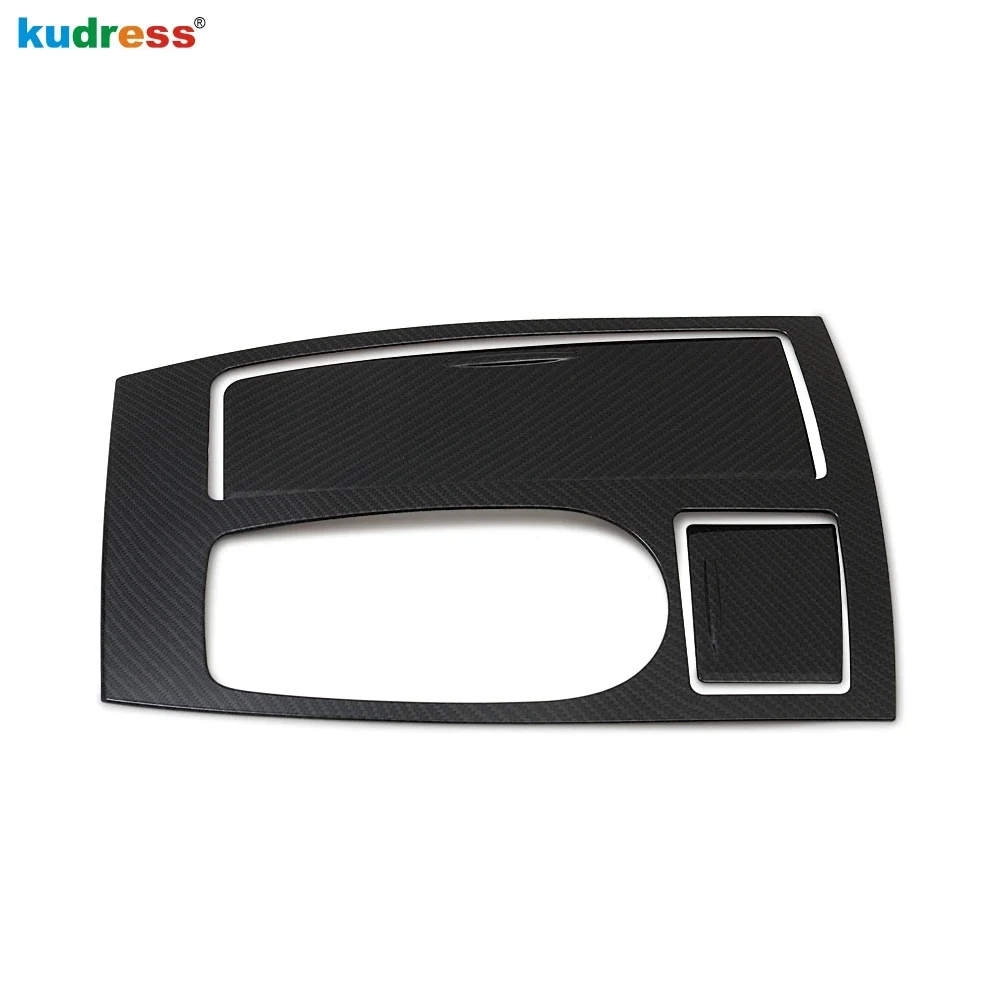 

For Nissan Armada Patrol Royale QX56 QX80 Y62 2016-2018 Carbon Car Center Console Gear Shift Box Panel Cover Trim Accessories