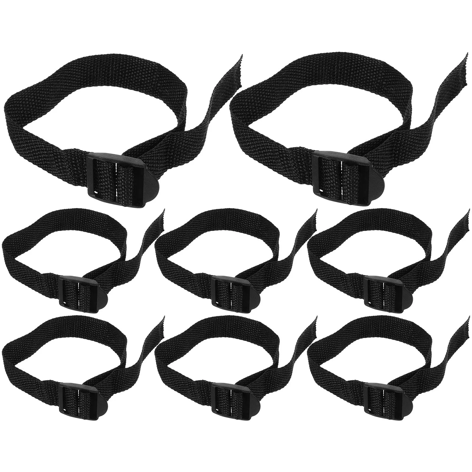 8pcs Garden Aerator Shoes Strap Lawn Aerator Shoes Band Aerating Sandals Spikes Shoes Straps for garden (Shoes Is Not Included)