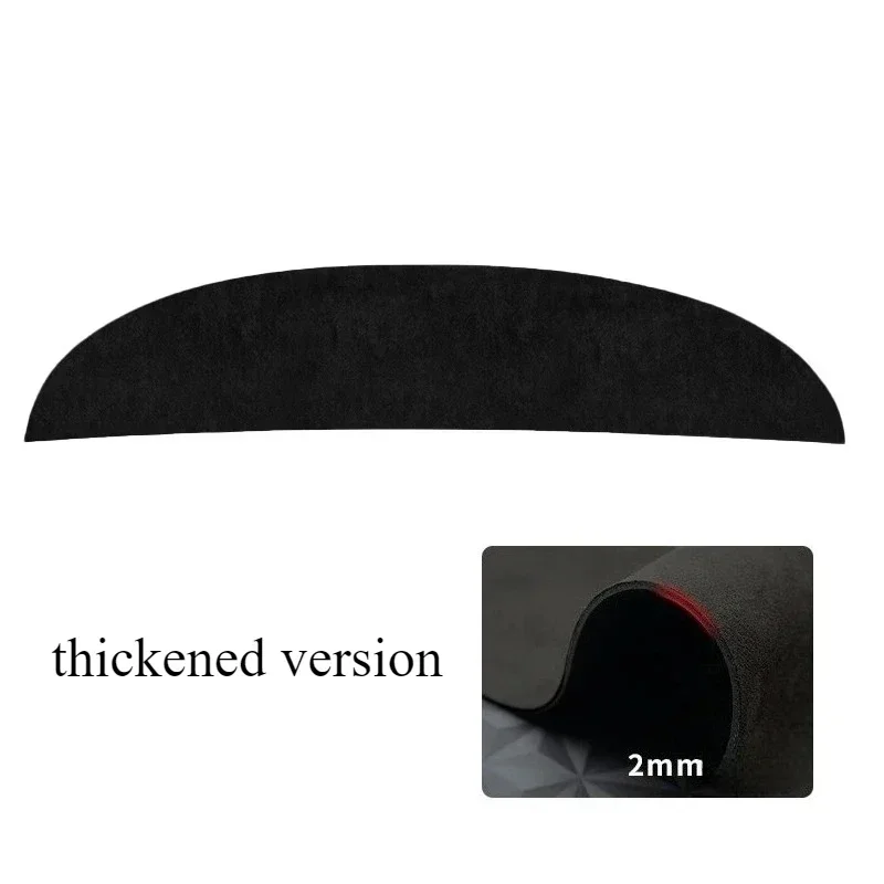 For Tesla 2021-2023 Model 3/Y – 2.0mm Thick Double-Sided Dashboard Sunshade Pad, Light Blocking Cover