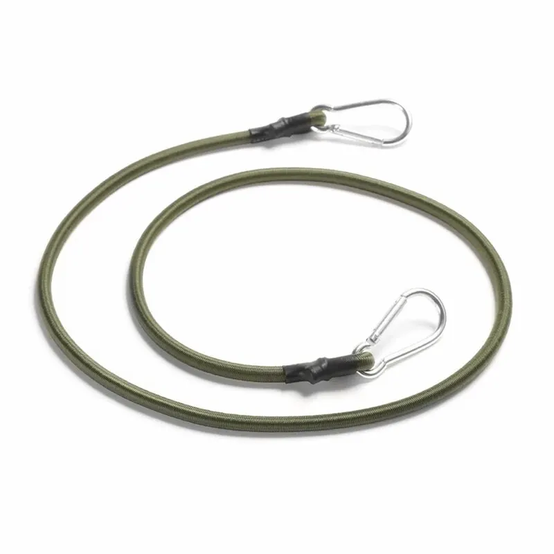 Outdoor Heavy Duty Bungee Cord Elastyczny pasek do wiązania Sznurek Karabińczyk Haczyki Kajak Kolarstwo Bagaż Liny do pakowania Akcesoria kempingowe