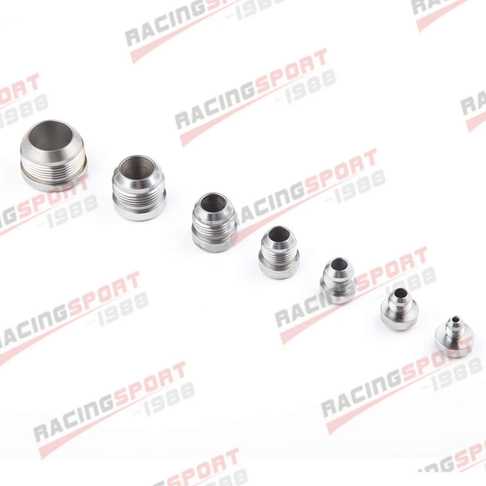 -4AN 6AN 8AN 10AN 12AN 16AN 20AN Male Aluminum Weld Plug Fitting Round Base