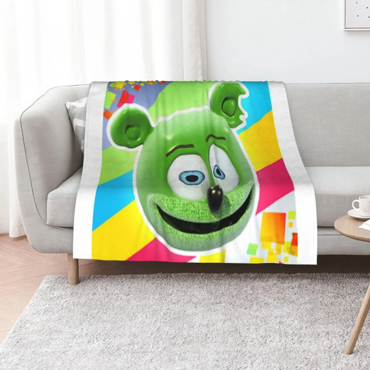 Gummibar (the Gummy Bear) Throw Blanket halloween warm winter Loose Bed linens bed plaid Travel Blankets