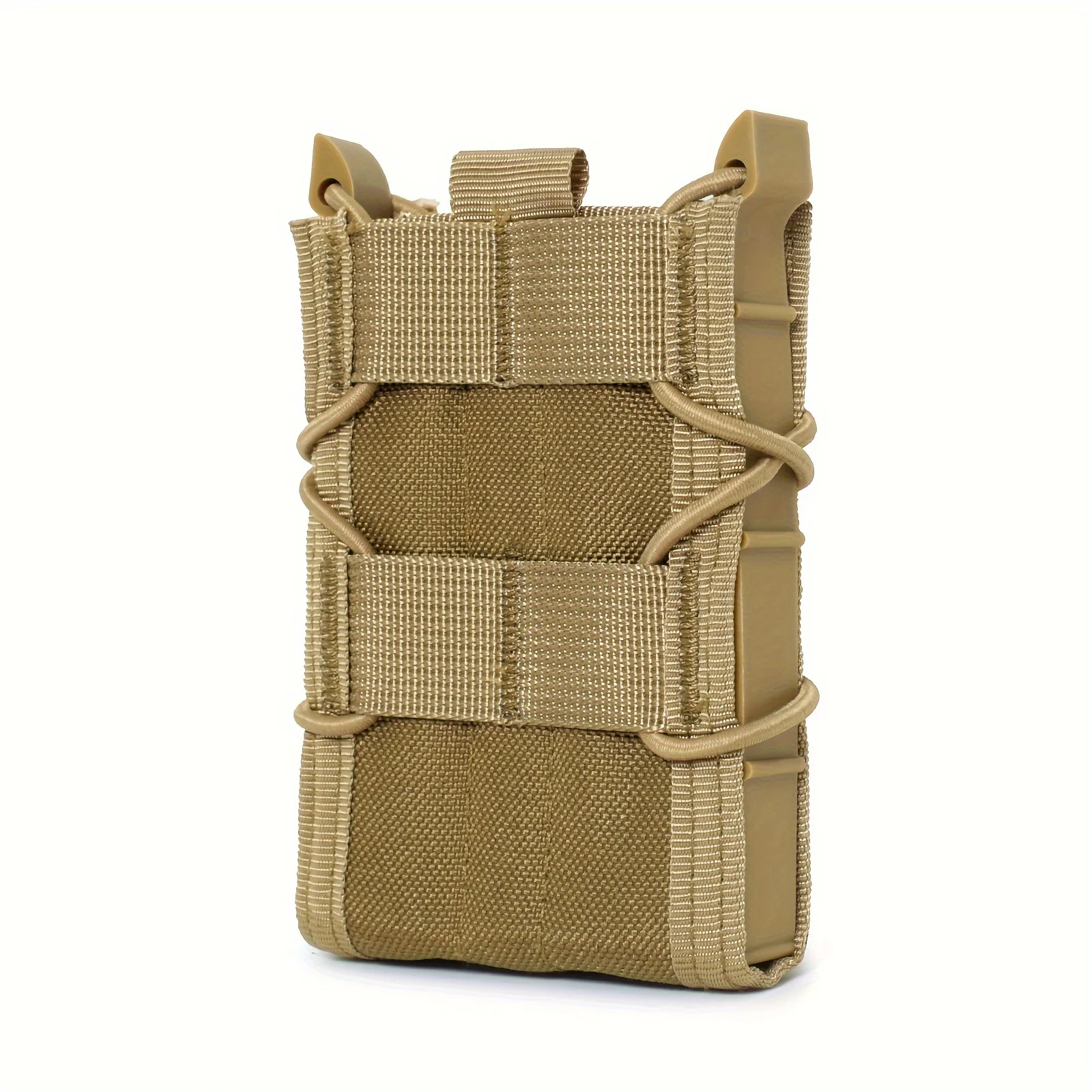Tiger 5.56mm MOLLE System Magazine Holster for M4/M16/AK-47, Elastic Pull System, Belt/ Vest Attachment, Suitable for view 5