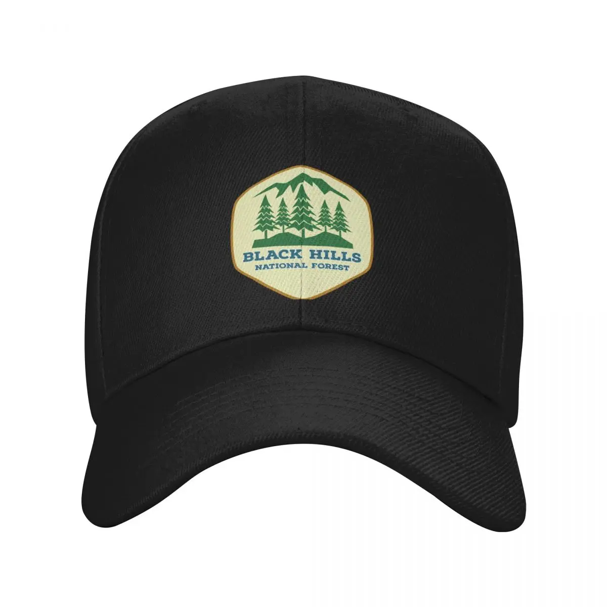 

Black Hills National Forest South Dakota Vintage Baseball Cap Gentleman Hat Hat Luxury Brand Women's Hats Men's