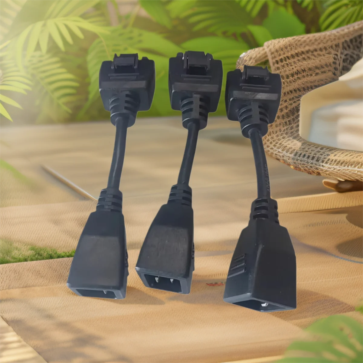 كابل محول الطاقة 220 فولت لملحقات الطائرة بدون طيار الزراعية DJI T40/T20P حالة جديدة