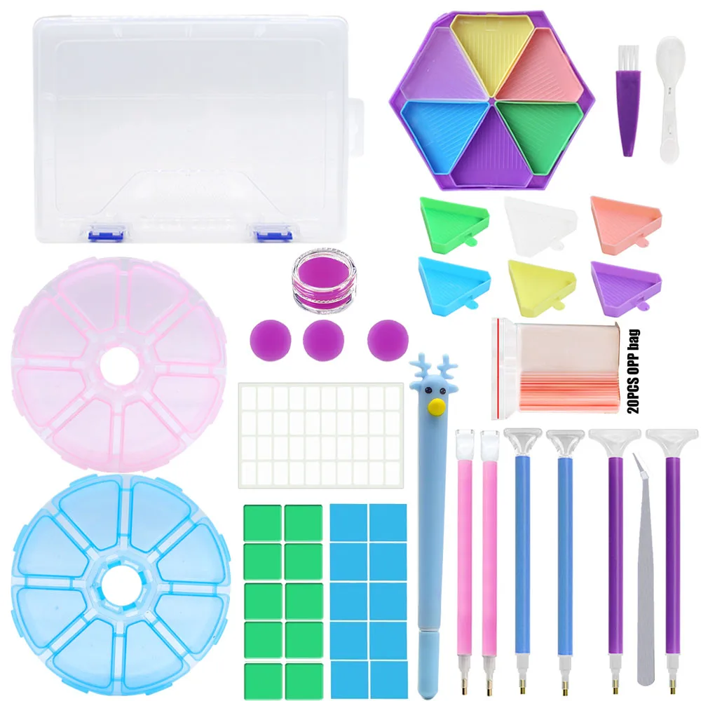 Multi-functional Diamond Painting Storage Box, Multi-functional Art Tool Kit, DIY Accessories