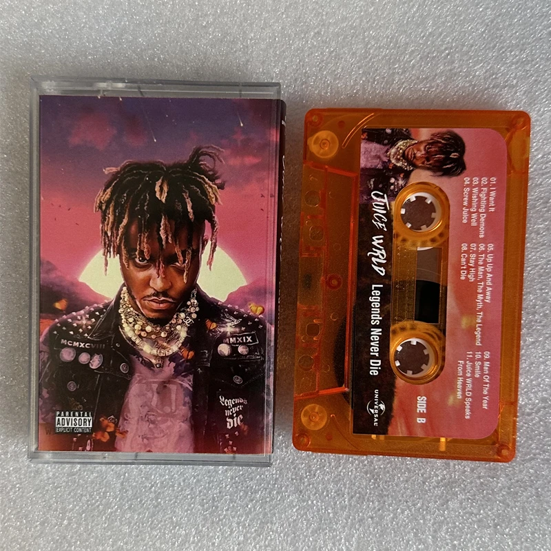 The Weeknd Juice WRLD Music Tape Legends Never Die Album Hate the Other Side Cassettes Cosplay Recorder Walkman Soundtracks Box