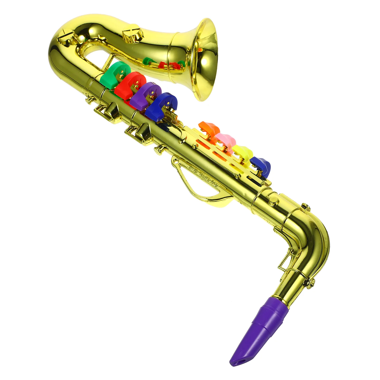 Jouet trompent en plastique pour enfants, instruments de musique, saxophone, 8 dangthms, mini jouet musical, accessoires pour enfants