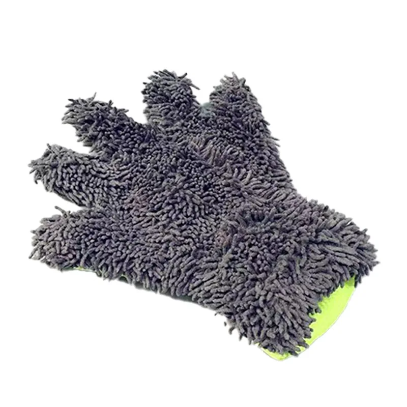Autowashandschoenen Microfiber Veeg Autospons Krasvrij Autowasmiddel Koraal Fluweel Dubbelzijdig schoonmaakhulpmiddel