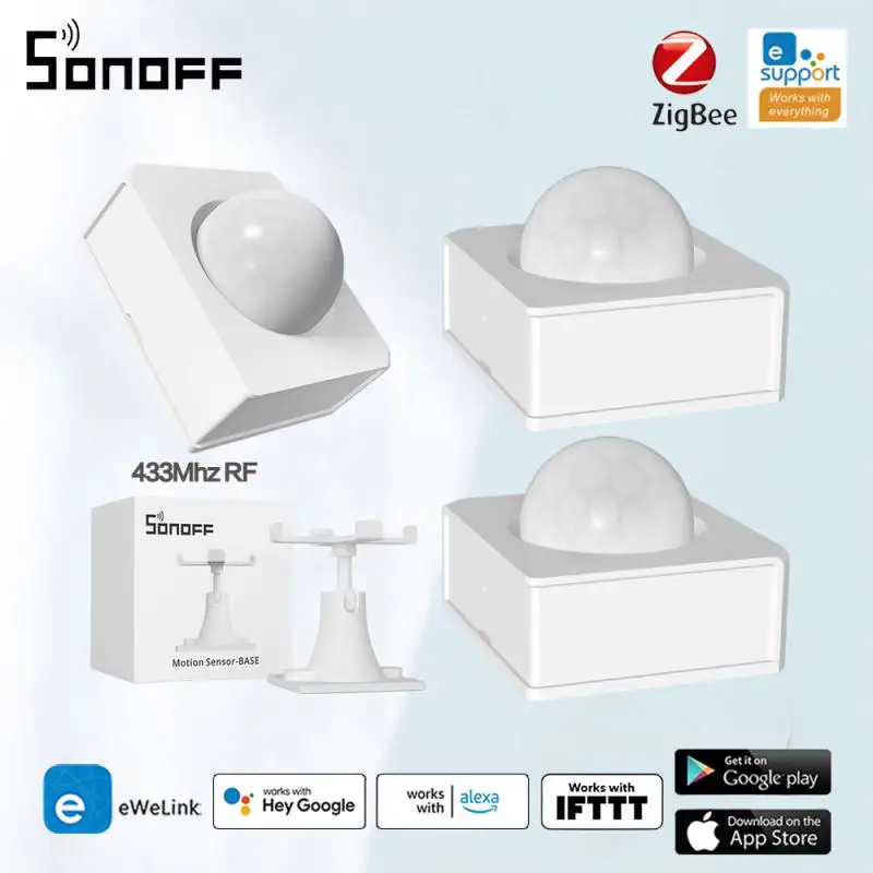 

SONOFF Smart Motion Sensor Work With Base ZigBee PIR3-RF 433Mhz Movement Detector Via EWeLink APP Smart Scene For Smart Home