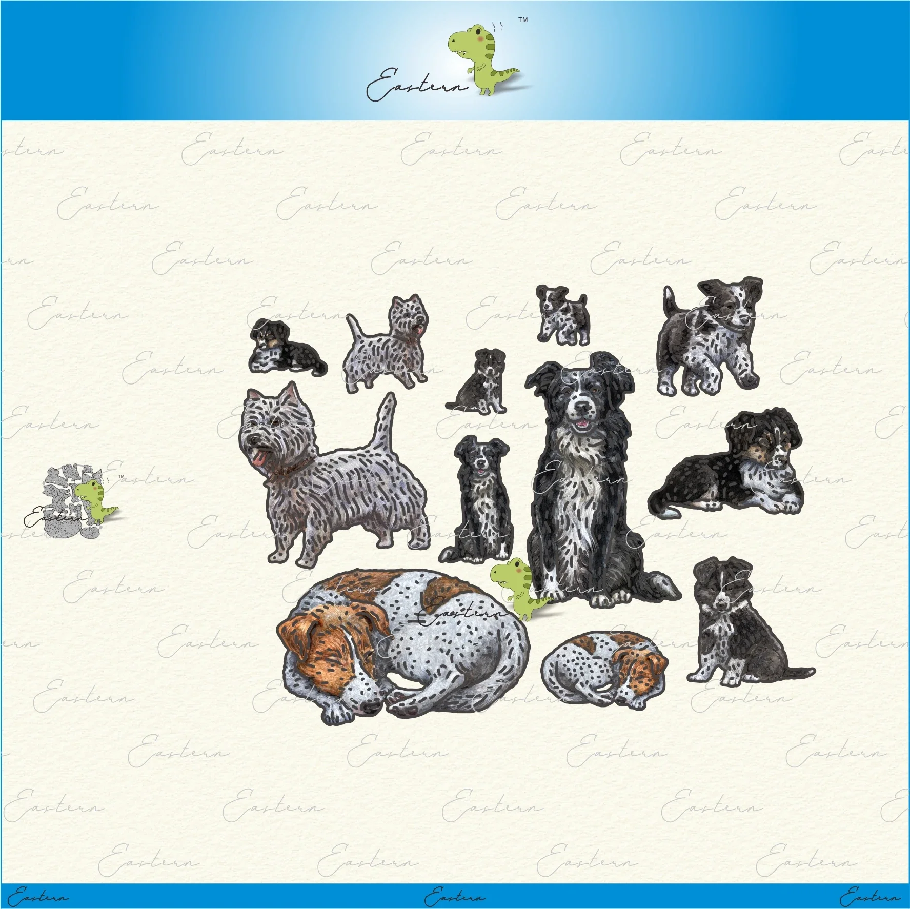 A Pawfect Gathering metal cutting dies 2023 new diy molds Scrapbooking Paper Making die cuts crafts Printed Sheet