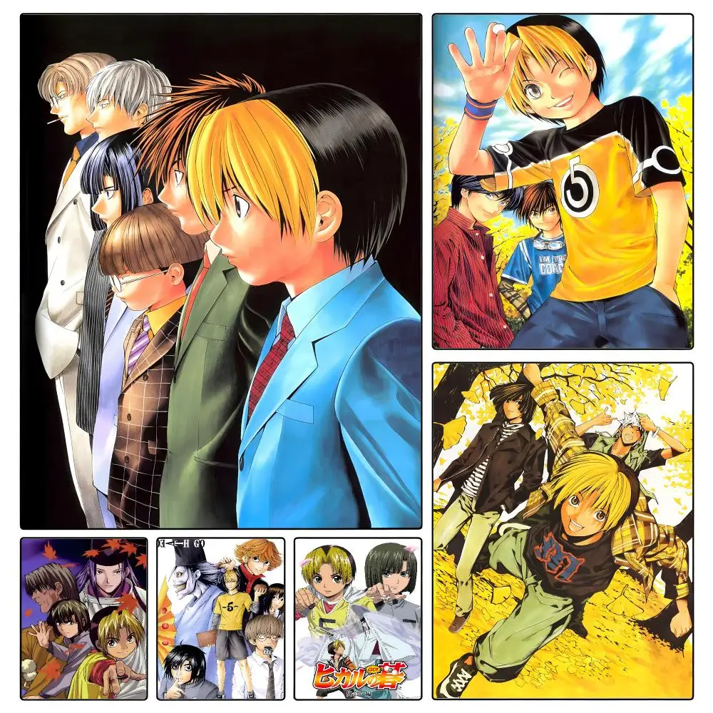 anime Hikaru no Go Poster Poster Waterproof HD Unframed Self‑Stick Decor Wall Art for Home Room Decoration Gift