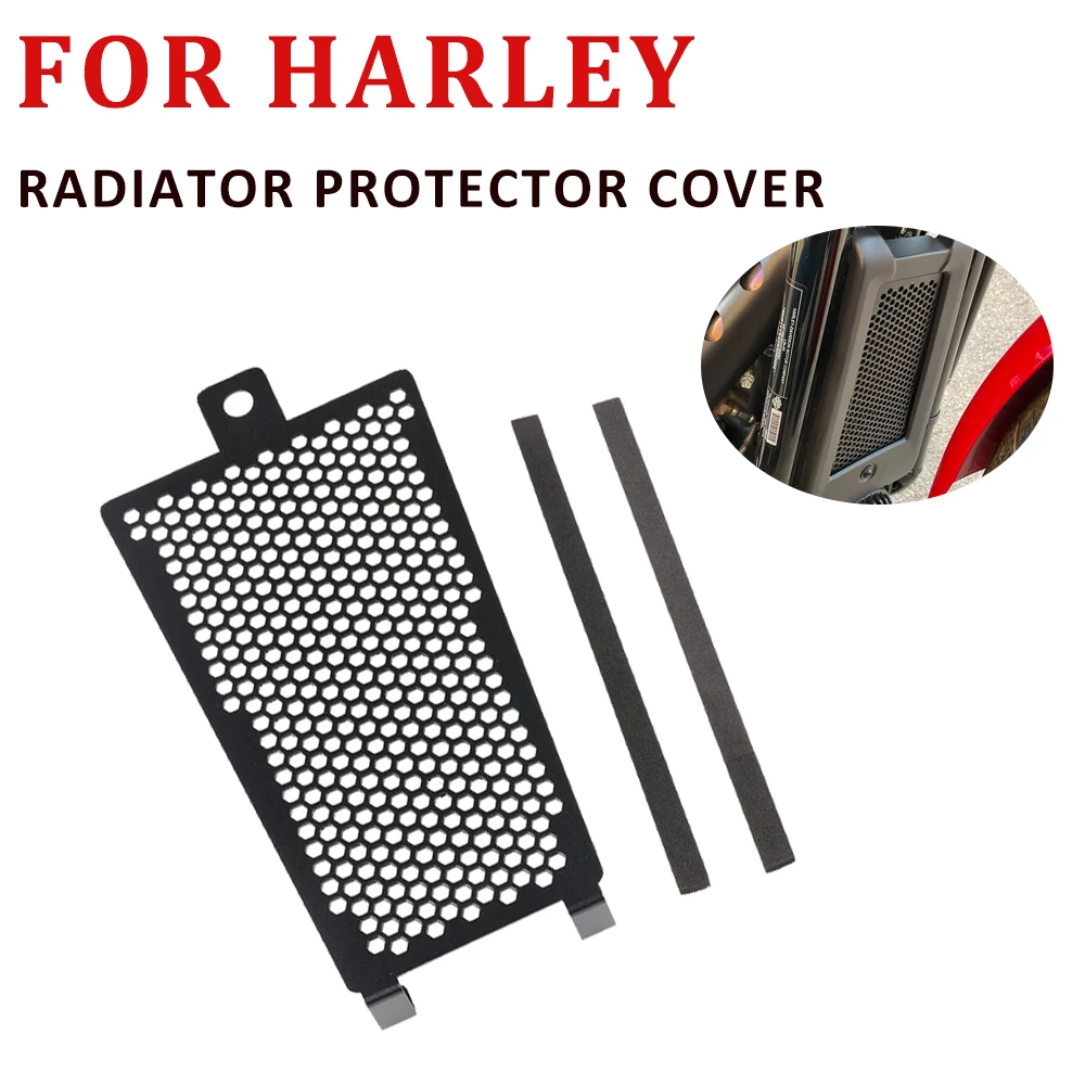 

For Harley Softail Fat Boy Glide FLSB Slim FLSL Street Bob 114 FXBBS Motorcycle Radiator Guard Protector Oil Cooler Grille Cover