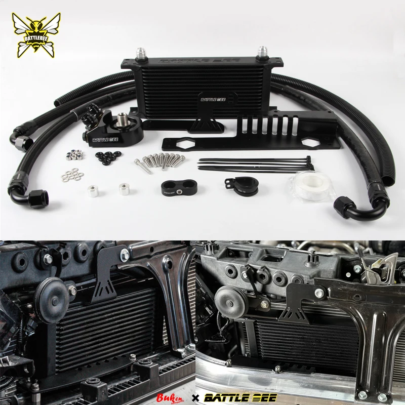 BATTLEBEE Direct Fit Engine Oil Cooler Kit for Honda Civic gen 11 FL5 Type R Engine cooling radiatorK20C BB-OCK-146