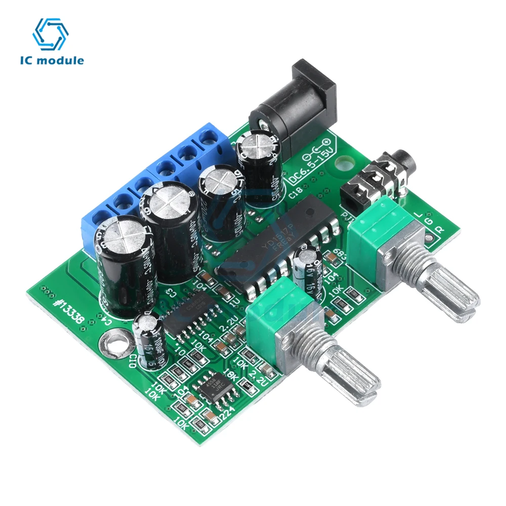 TDA1517P 2.1 Super Bass Mini Micro 3 CH Power Amplifier Board 6W+6W+25W HIFI Class D Digital Power Amplifier Module