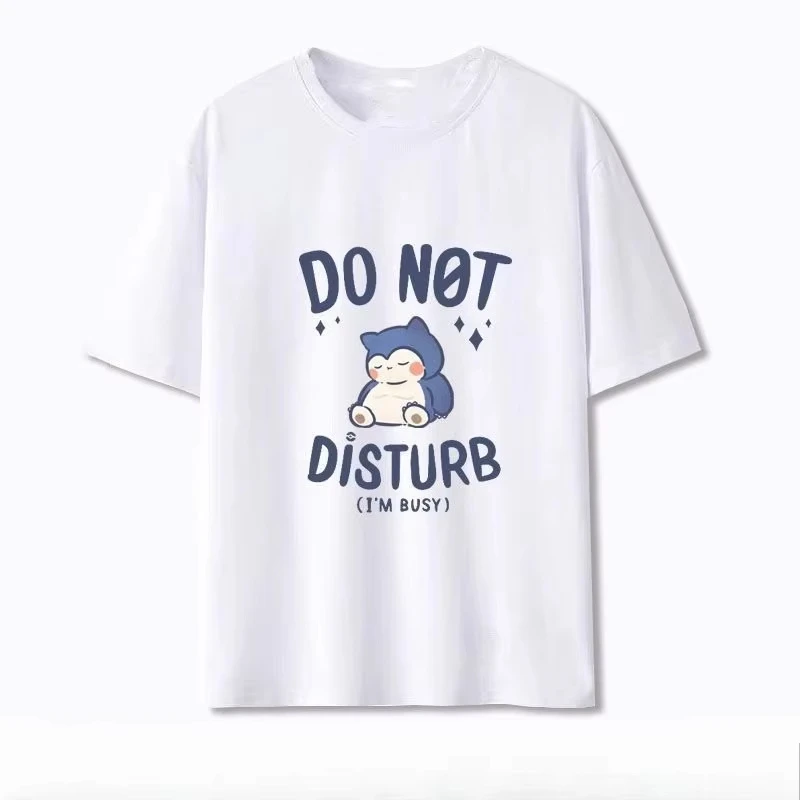 2025 خريف جديد أنيمي غص متعة مطبوعة الجرافيك تي شيرت ملابس للرجال Y2k فضفاض عادية المرأة قصيرة الأكمام المحملة زوجين القمم