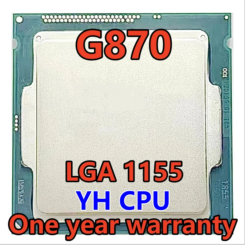 G870 SR057 3.1 GHz Dual-Core CPU Processor 3M 65W LGA 1155