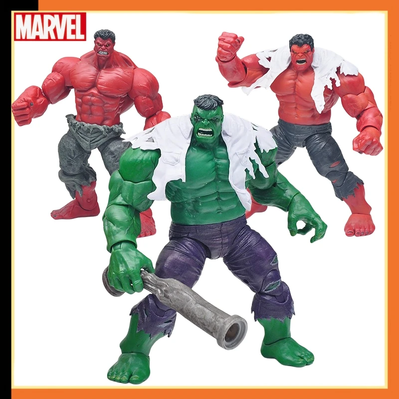 Hottoys Marvel Avengers Movie Anime Red Giant The Incredible Hulk Character Mannequin Toys Pvc Sculpture Series Model Gift