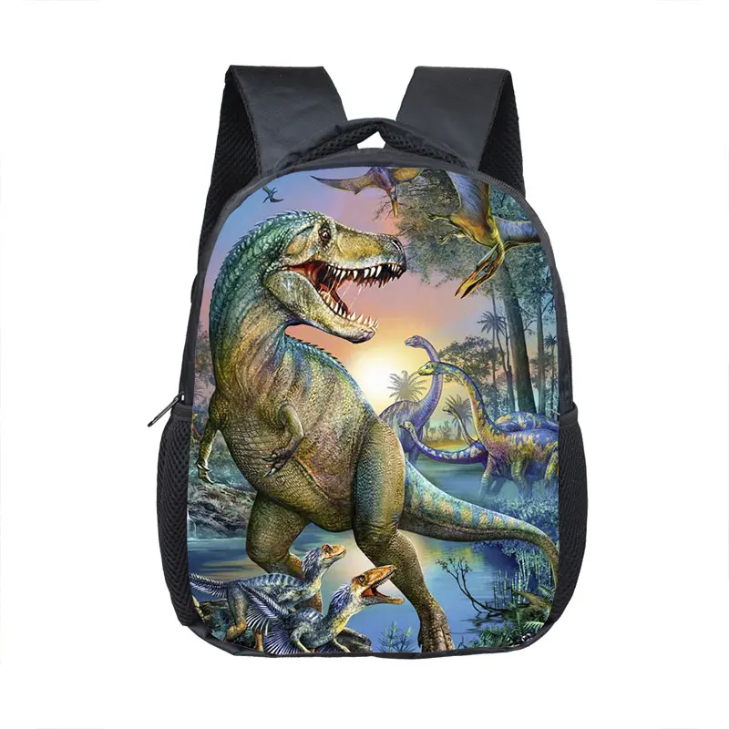 Mochilas de dinosaurio de animales para niños, mochilas escolares para bebés, bolsas para niños pequeños, regalo para niños de jardín de infantes, 16 pulgadas