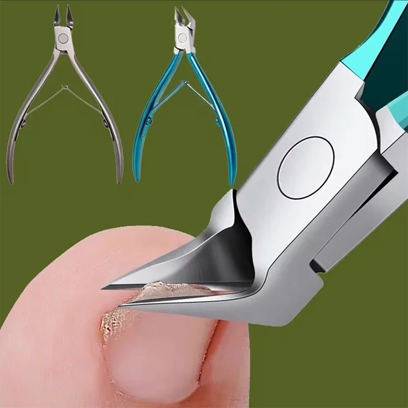 

Professional Nail Clipper Cuticle Nippers For Paronychia Stainless Steel Nail Cutters Ingrown Toenail Scissors Manicure Tool