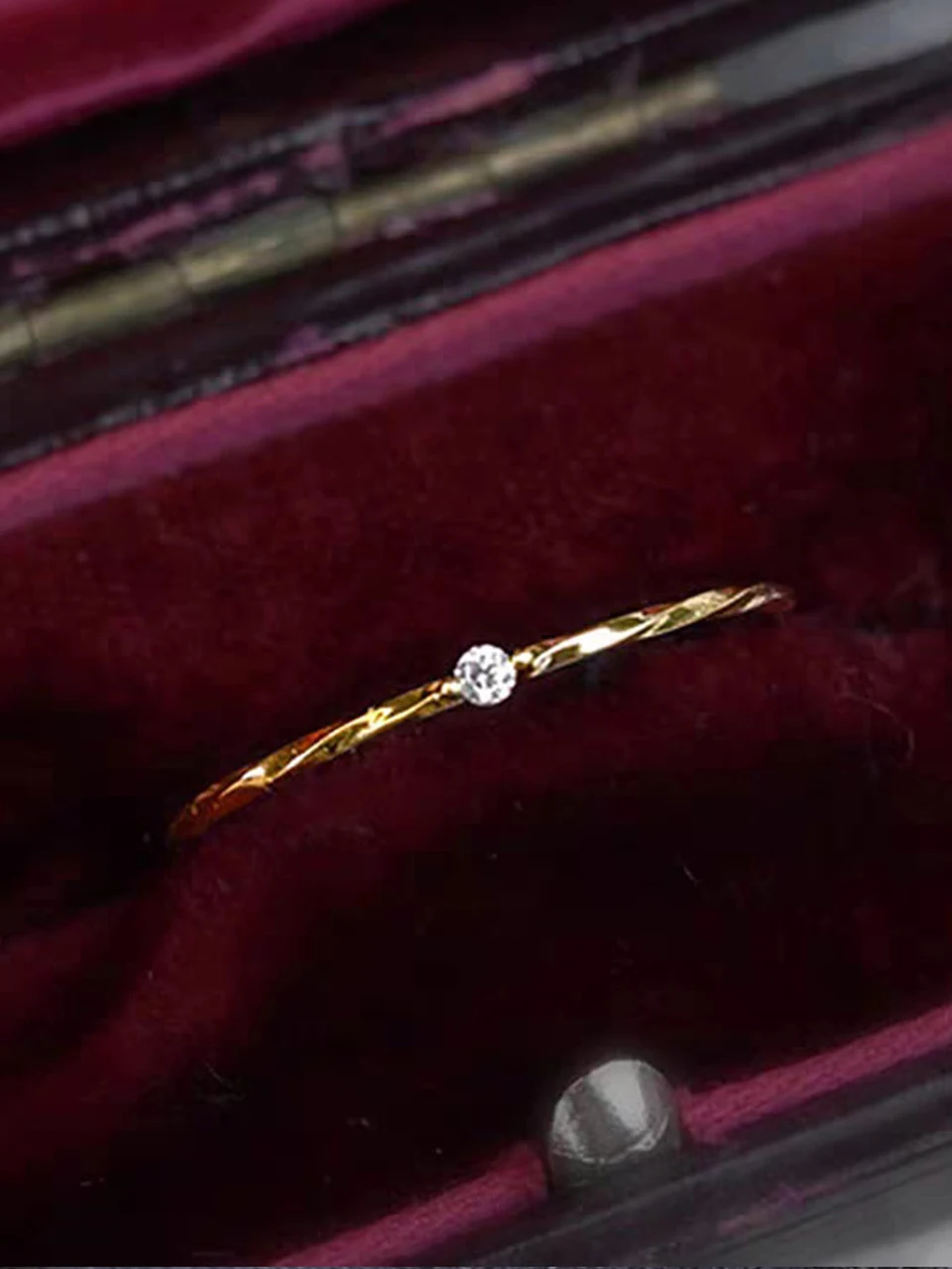 GRA Vintage-Minimalismus-Schnur-Ringe für Frauen, Geschenk, Original 925er Sterlingsilber, Verlobung, Ehering, hochwertiger edler Schmuck – Detail 3
