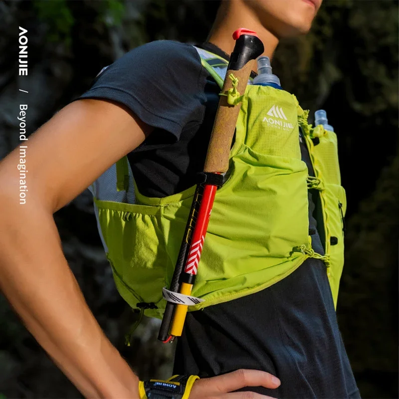 AONIJIE 15L Trail Running mochila de gran capacidad profesional senderismo montañismo bolsa deportes al aire libre mujeres hombres mochila bolsas