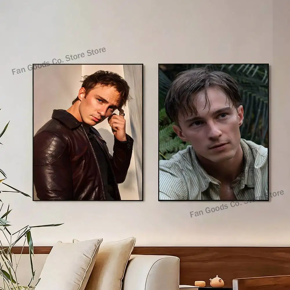 

Actor D-Drew Starkey Poster Self-adhesive Art Waterproof Paper Sticker Coffee House Bar Room Wall Deco