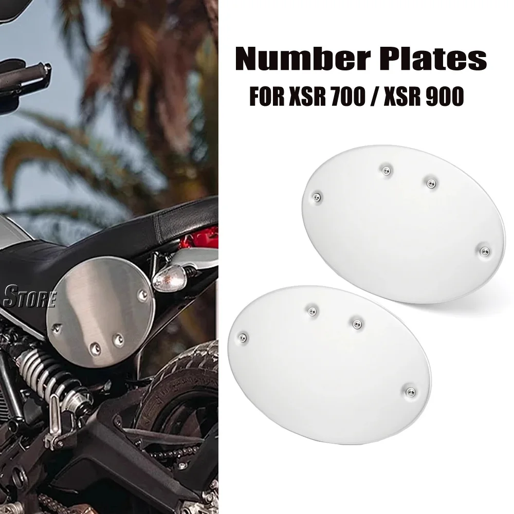 

XSR700 XSR900 Number Plate Motorcycle Side Panel Cover Plate For Yamaha xsr700 XSR 700 2021-2023 xsr900 XSR 900 2022 2023